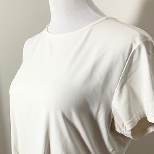 3/$20 Croft and barrow XL, white stretch top